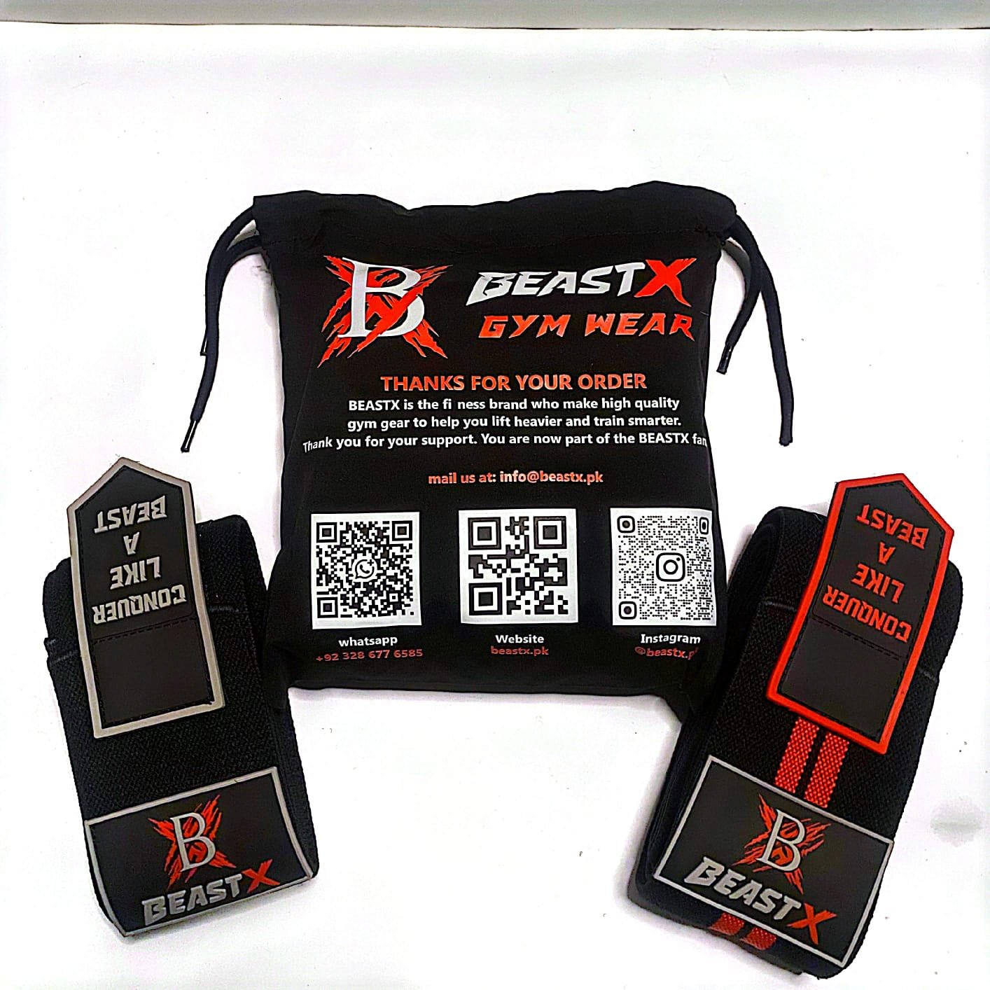 2026/07/1000241498.jpg BeastX 2 meter knee wraps for squat and powerlifting Pakistan
