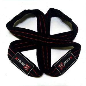 BeastX figure 8 lifting straps for heavy deadlifts